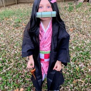 Demon slayer Nezuko costume child